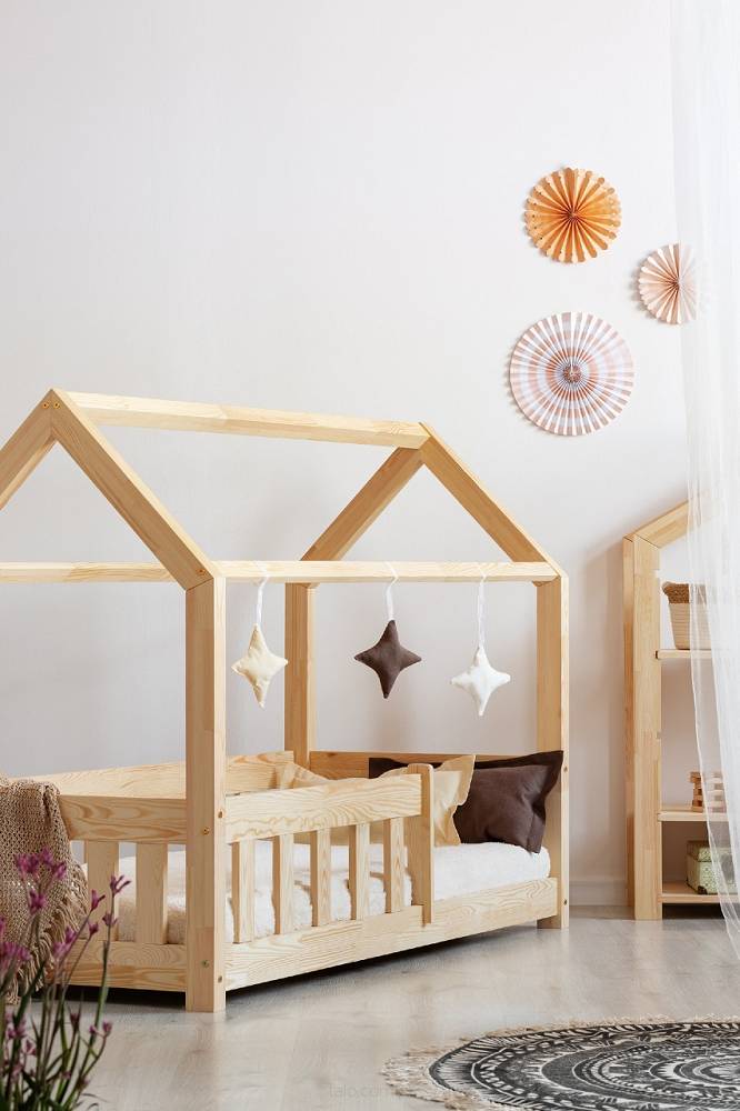 Cabane intérieure de maison  Lit cabane en bois pour enfant
