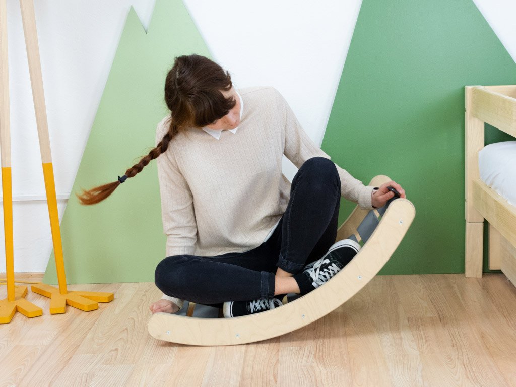 Planche d'équilibre en bois - Matériel Montessori